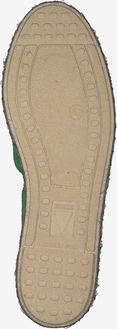 VERBENAS Espadrilles 'Carmen' in Groen