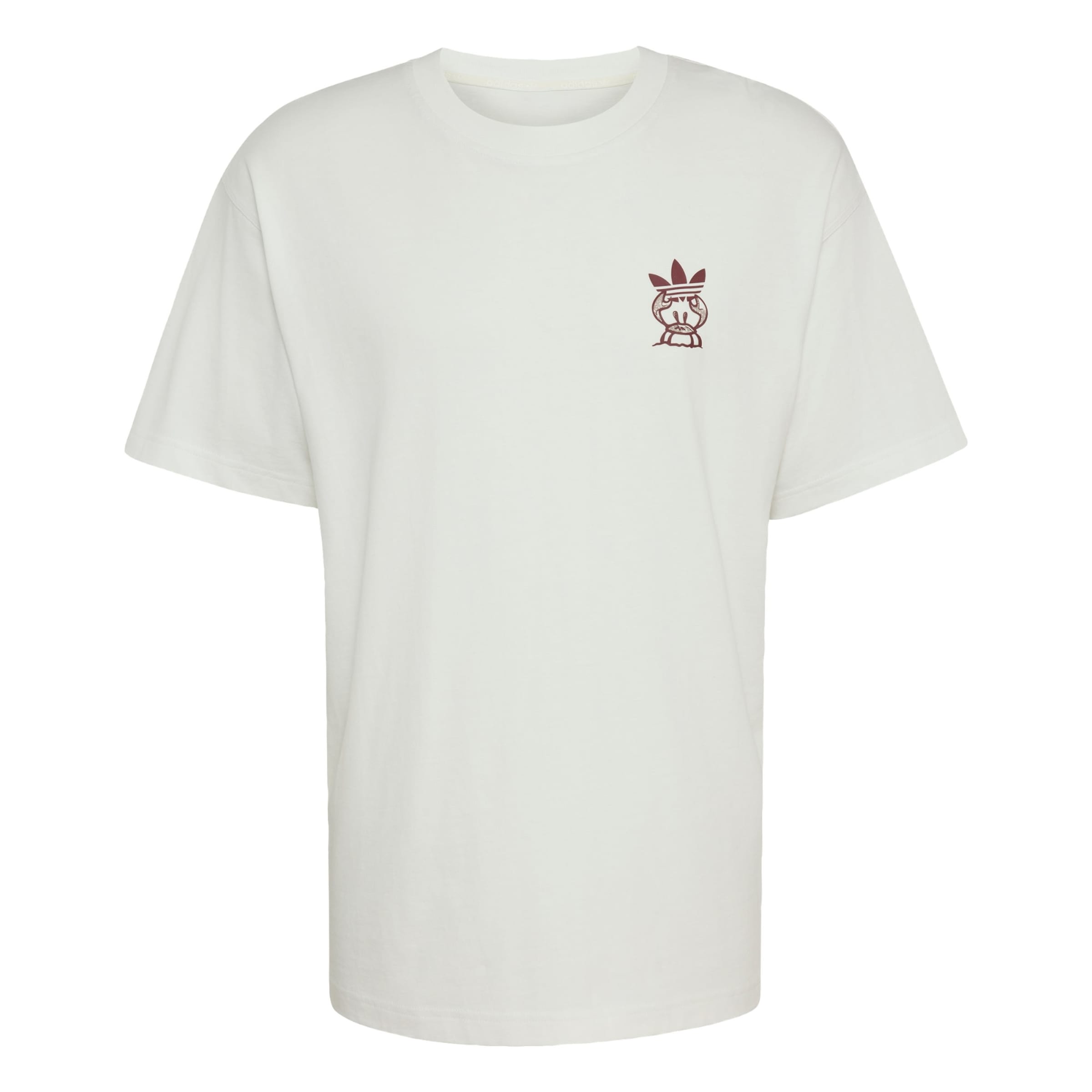 ADIDAS ORIGINALS Shirt 'Surf Shop' in XS in Merlot / White, Item view