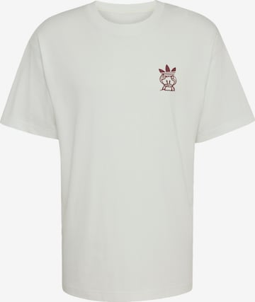 T-Shirt 'Surf Shop' ADIDAS ORIGINALS en blanc : devant