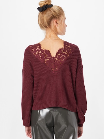 Pull-over 'Xenia' ONLY en rouge