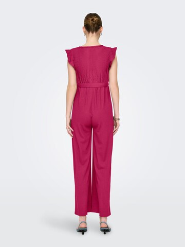 Only Maternity Jumpsuit 'OLMelisa' i pink