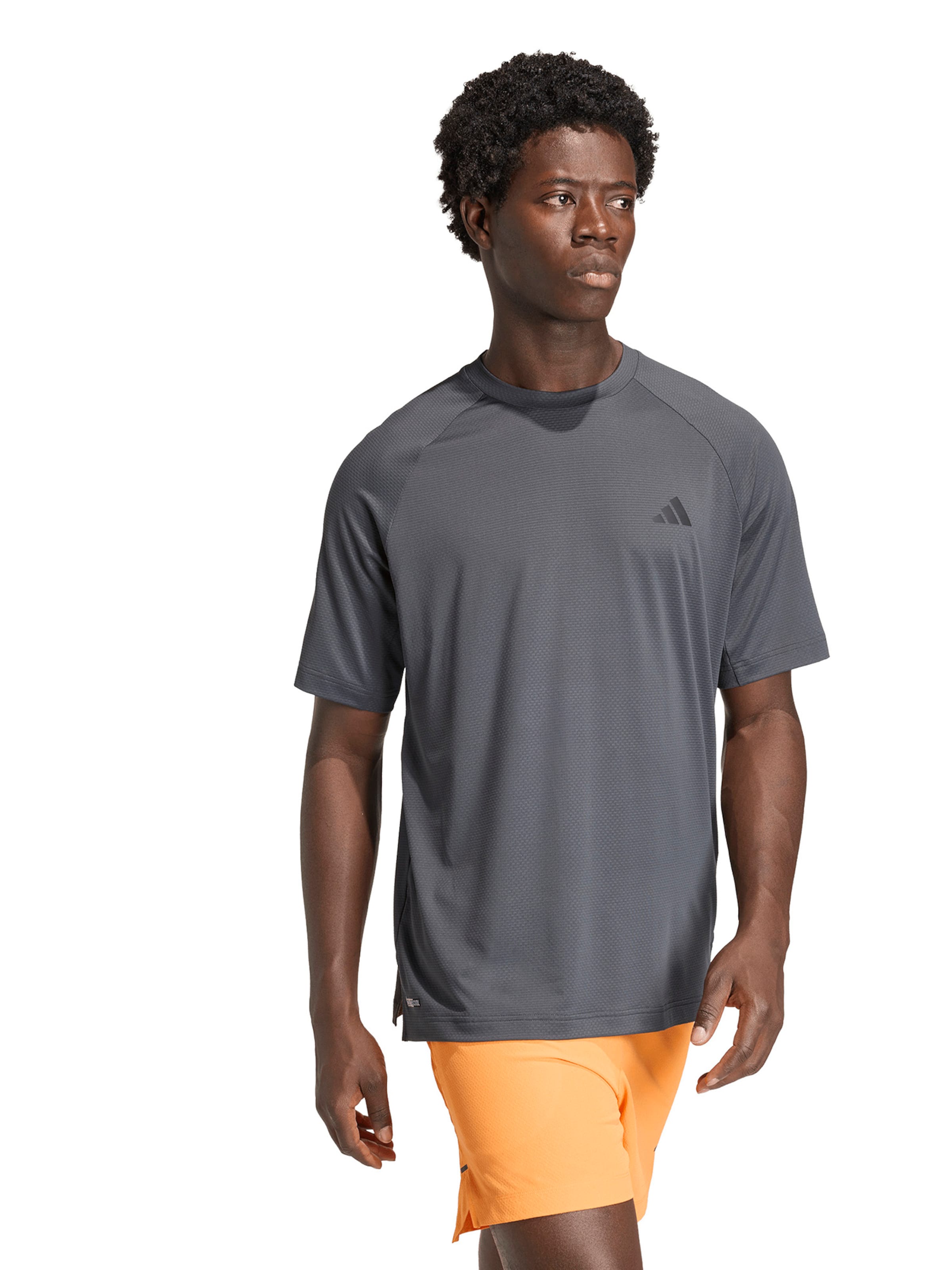 ADIDAS PERFORMANCE Funkcionalna majica 'TECHESS' | črna barva: sprednja stran