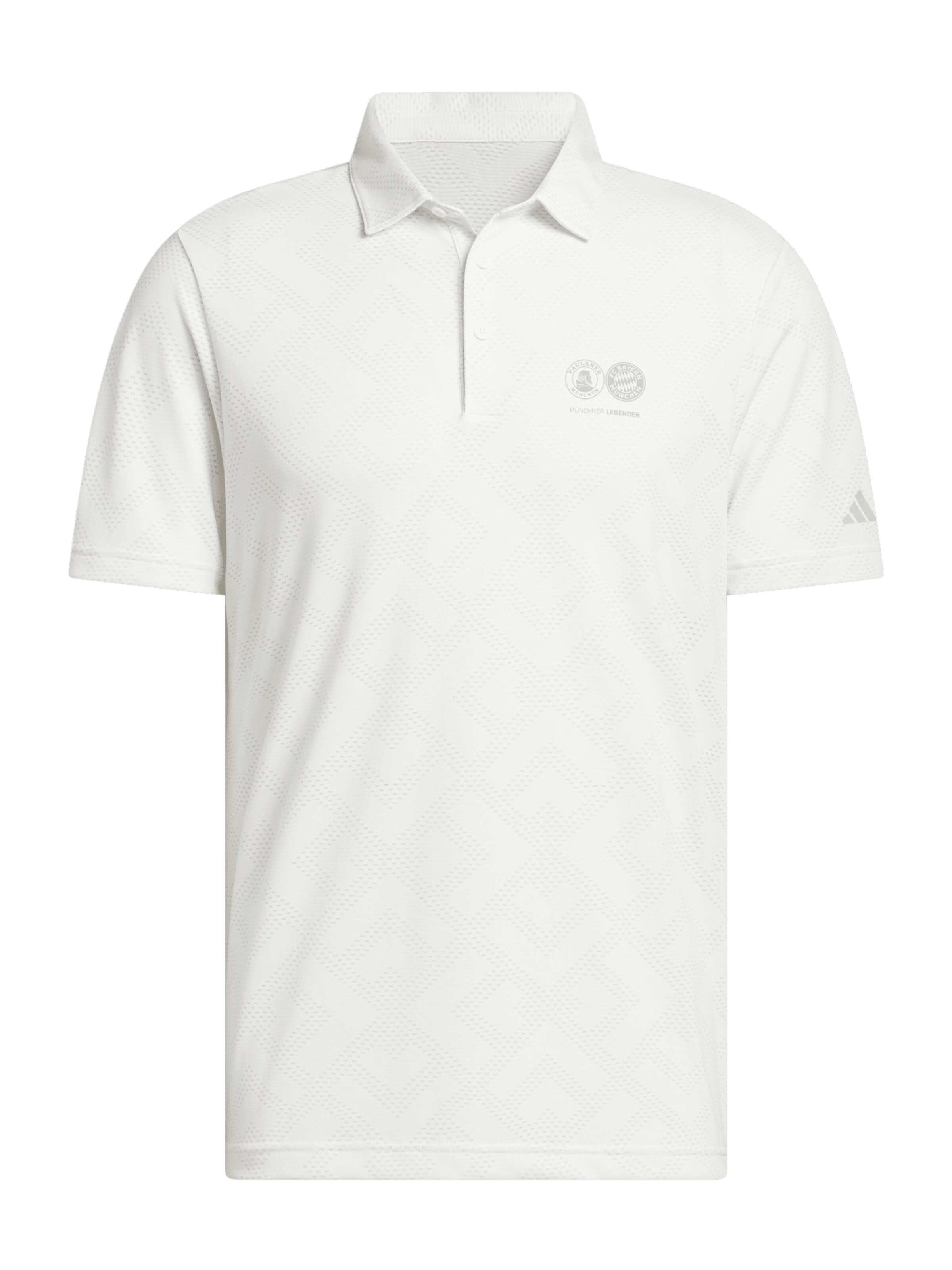 ADIDAS GOLF Poloshirt in Weiß: Vorderseite
