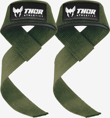 Thor Athletics Fitnessgerät 'Lifting Straps' in Grün: Vorderseite