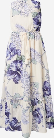 Abercrombie & FitchHaljina - bijela boja: prednji dio