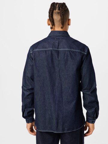 DIESEL Comfort fit Button Up Shirt 'HOR' in Blue