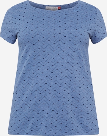 Ragwear Plus Shirt 'MINTT' in Blue: front