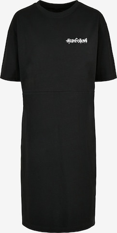 Merchcode Dress 'Unfollow' in Black: front