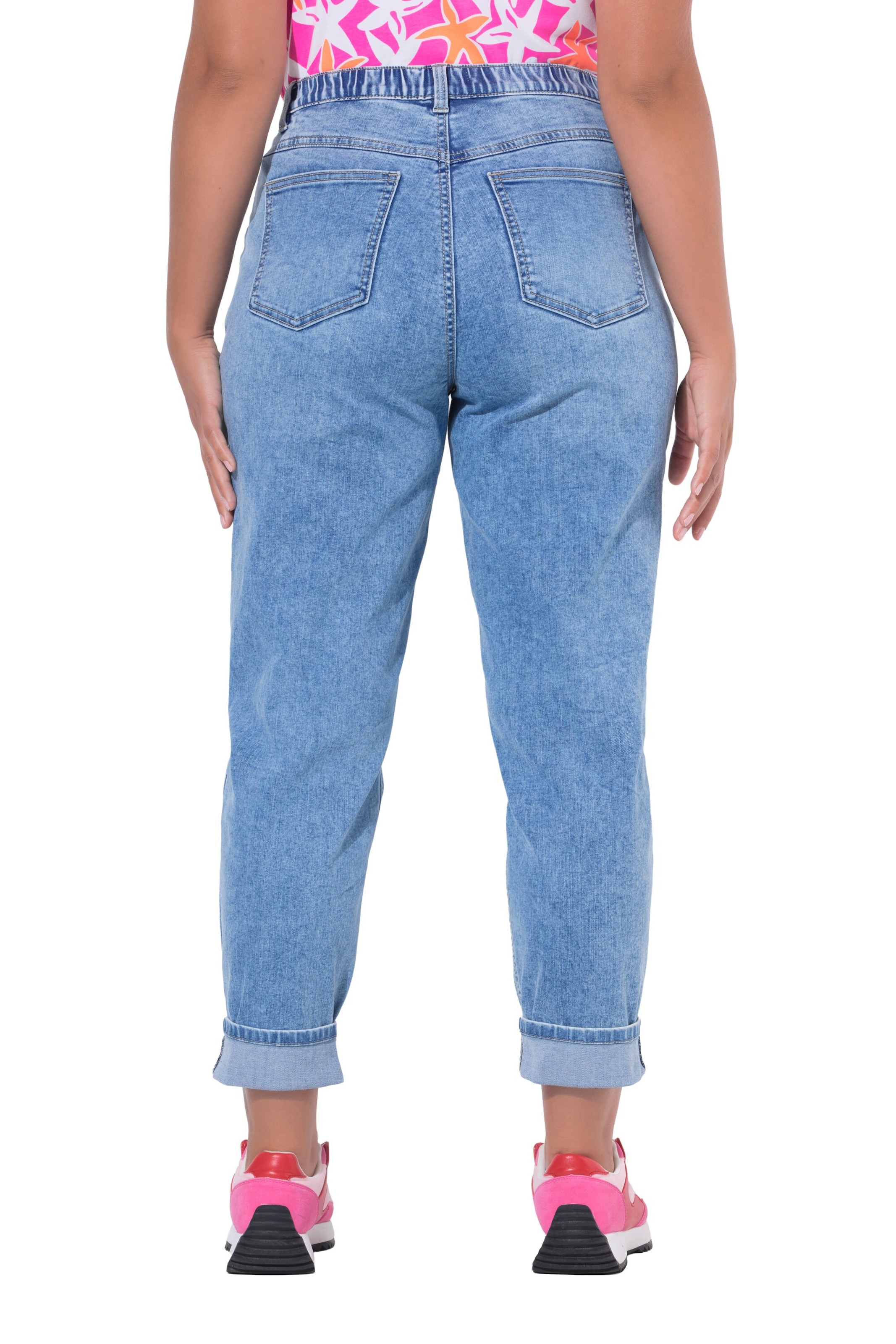 LAURASØN Slimfit Jeans in Blau