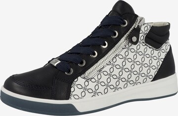 ARA Sneakers hoog in Blauw: voorkant