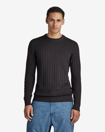 G-Star RAW Sweater in Black: front