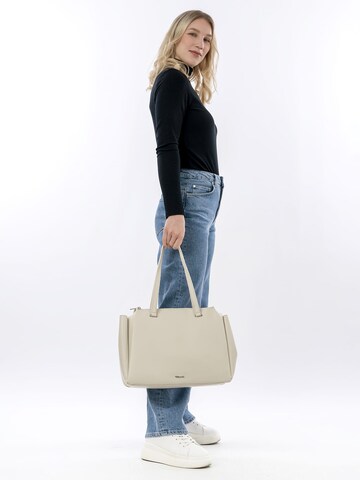 Tamaris Shopper 'Flora' in Beige: Vorderseite