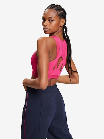 ESPRIT Bustier Sport bh in Roze