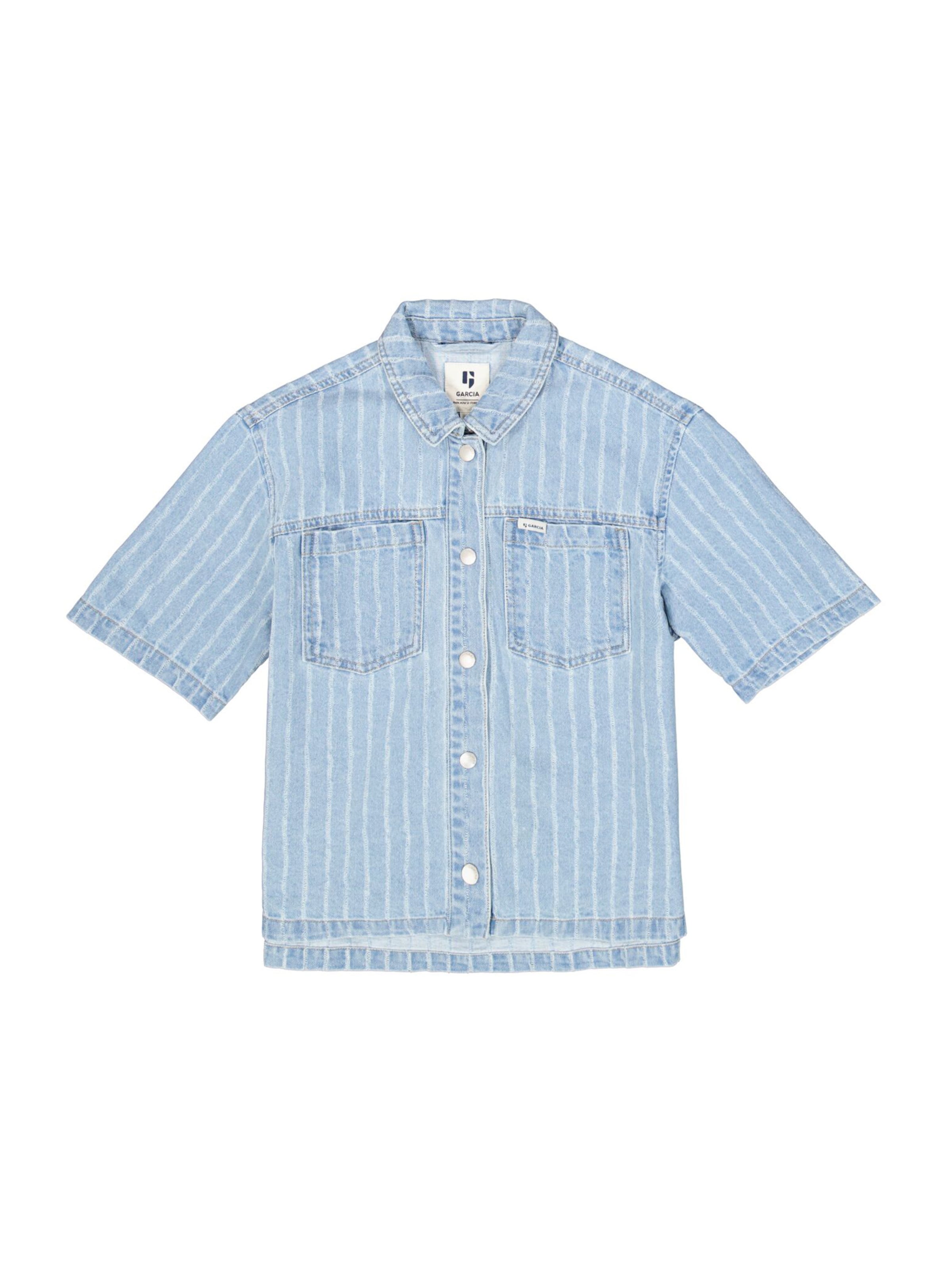 GARCIA Between-season jacket in Blue: front