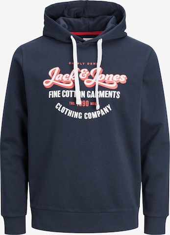 JACK & JONES Mikina 'Andy' – modrá: přední strana