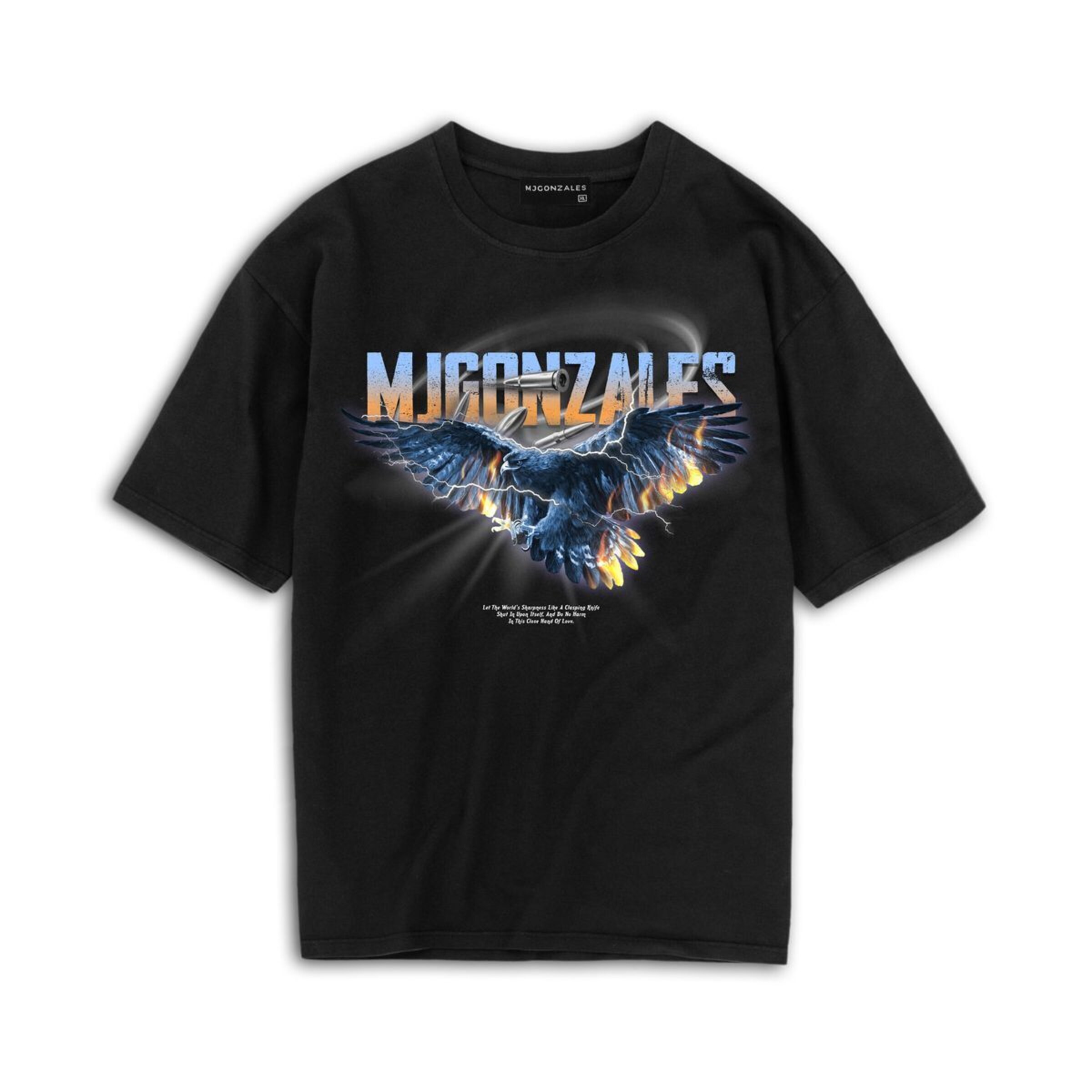 MJ Gonzales Shirt 'Eagle V.2' in Mixed colours / Black, Item view