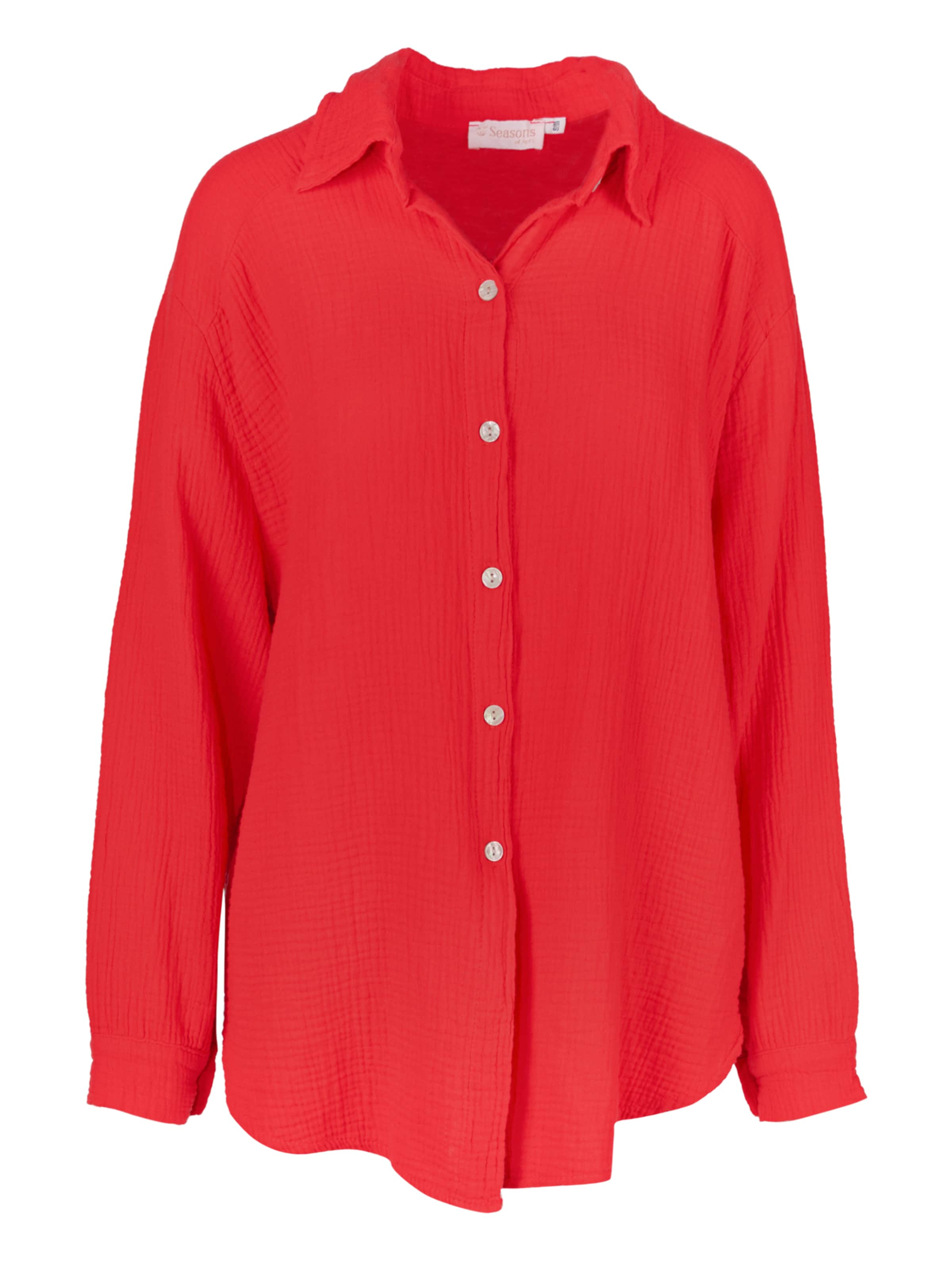 Seasons of April Blouse 'Sasha' in Rood: voorkant