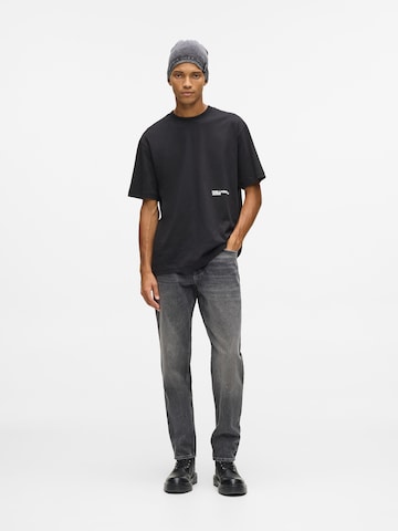 KARL LAGERFELD JEANS Regularen Kavbojke | siva barva