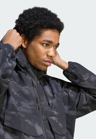 Veste mi-saison 'Camo' ADIDAS ORIGINALS en noir