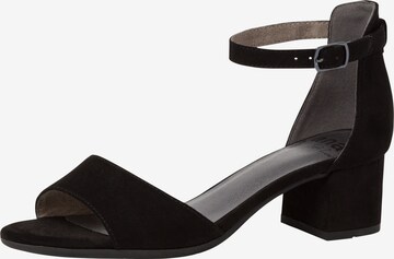 JANA Sandals in Black: front