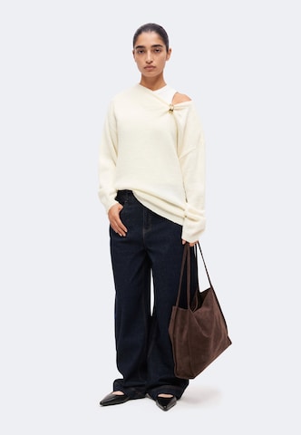 Pullover extra large 'Alexis' di ABOUT YOU in beige
