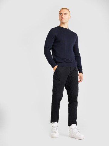 Pull-over 'DAN' SELECTED en bleu