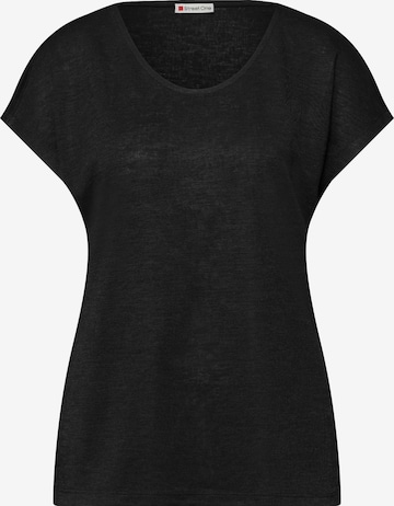 STREET ONE Shirt in Black: front