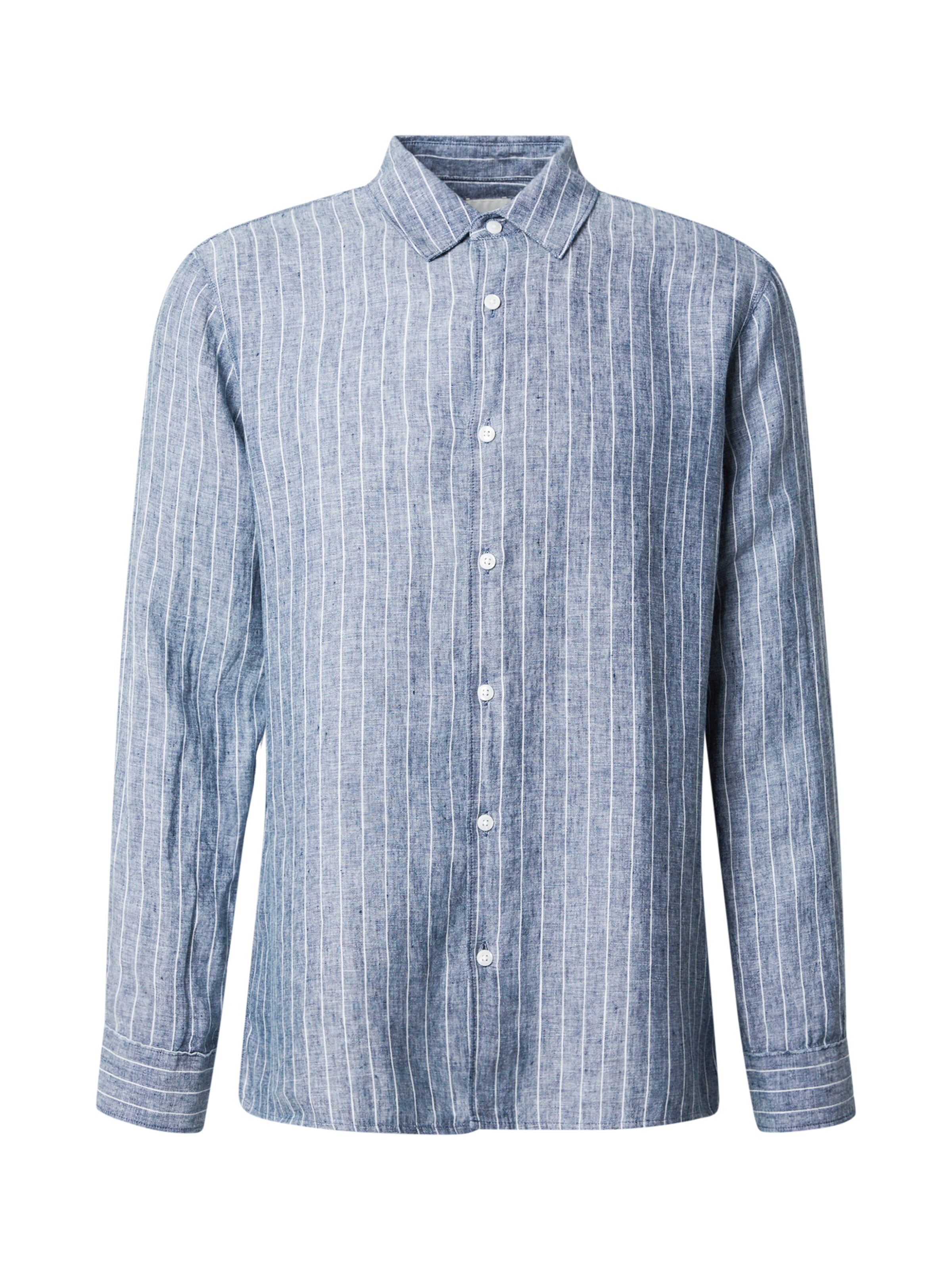 Calvin Klein Comfort fit Button Up Shirt in Blue: front