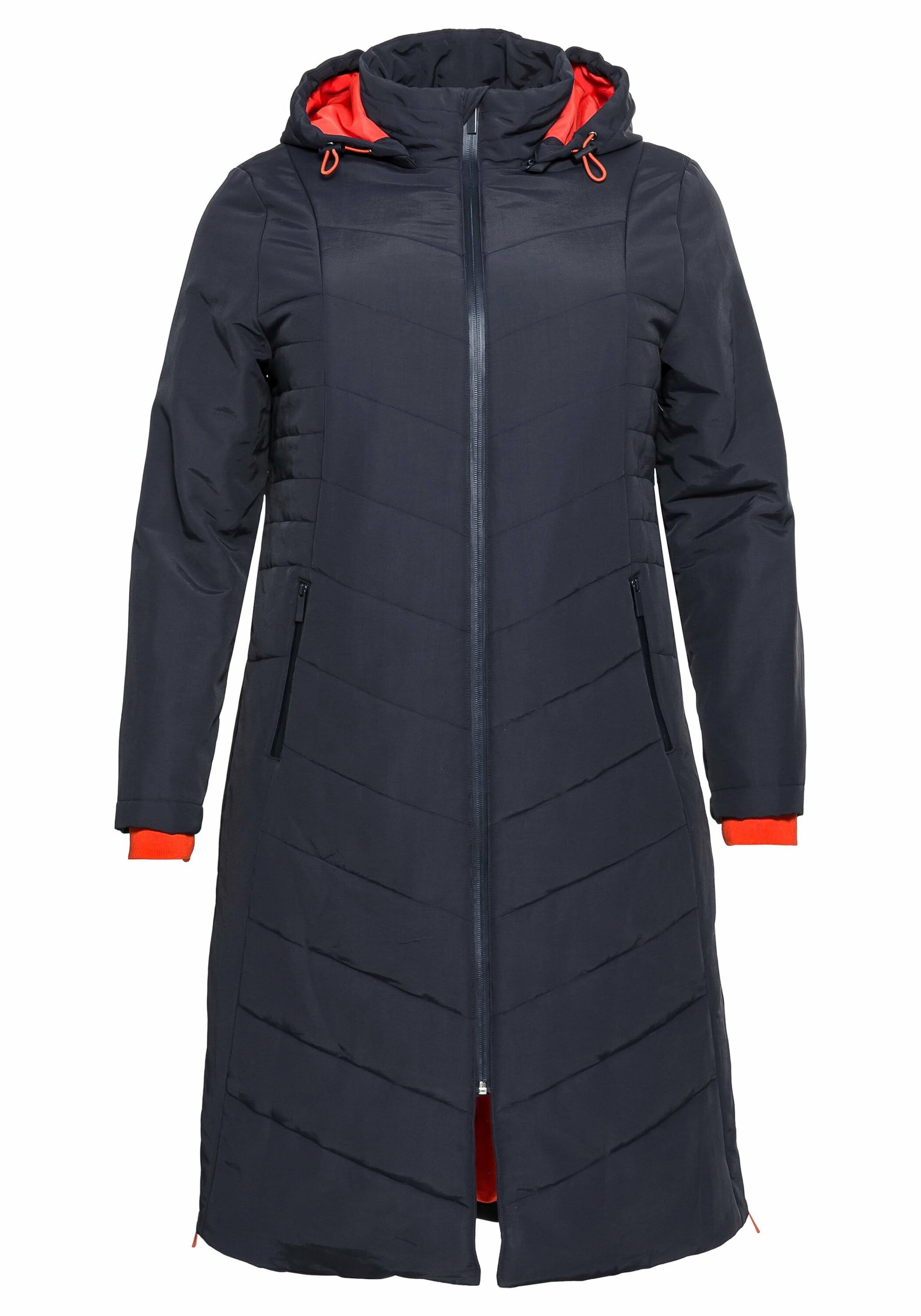 Palton de iarnă de la SHEEGO pe albastru: față