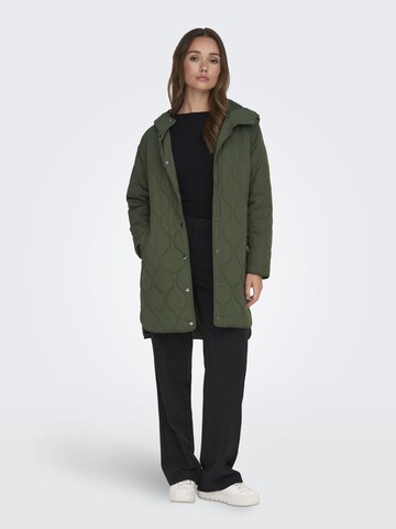 JDY Winter Jacket 'VALERI' in Green