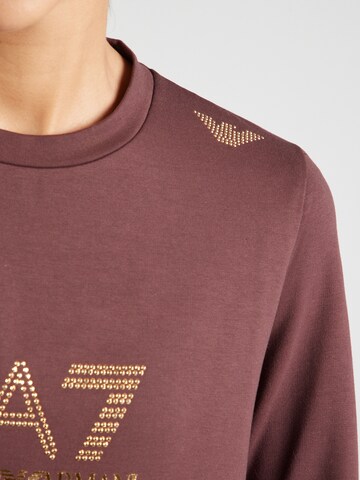 EA7 Emporio Armani Sweatshirt in Braun