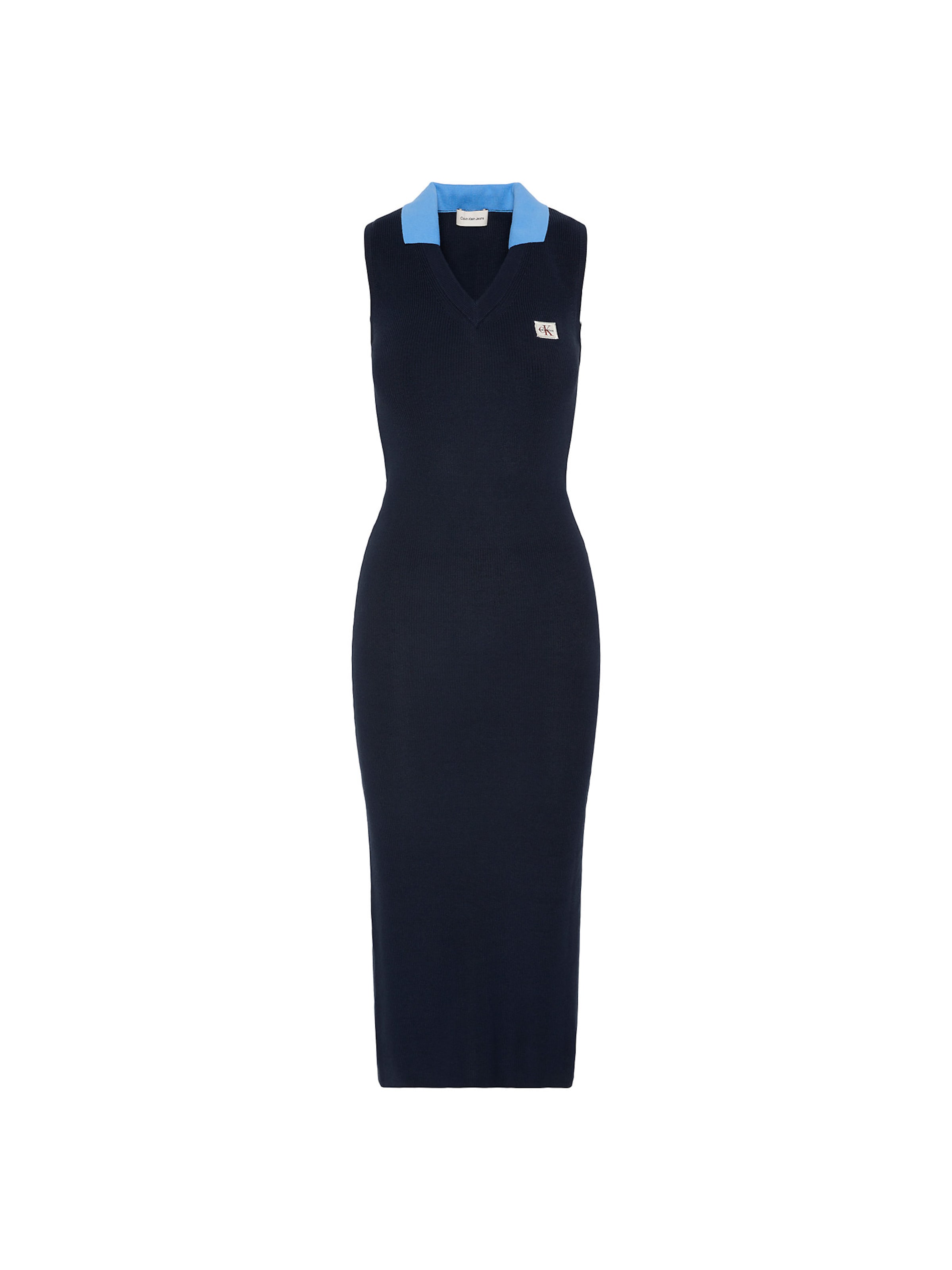 Calvin Klein Jeans Dress in Blue: front