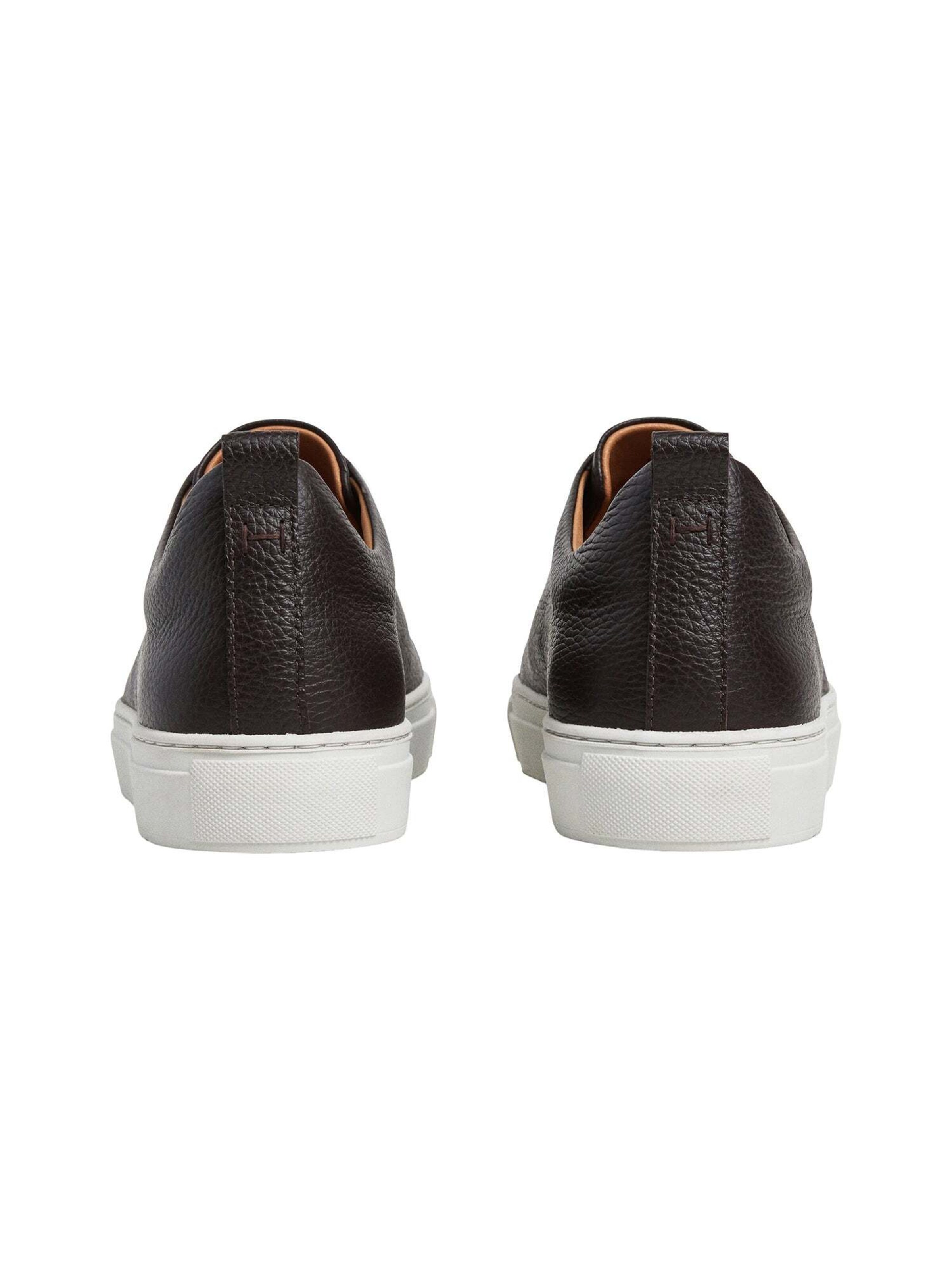 Hackett London Sneakers laag ' VISION PEBBLE ' in Bruin