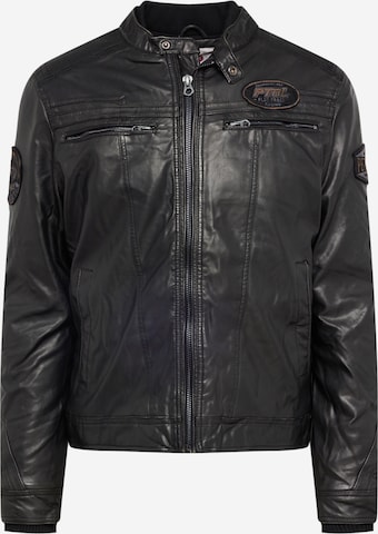 Petrol Industries Between-Season Jacket in Black: front