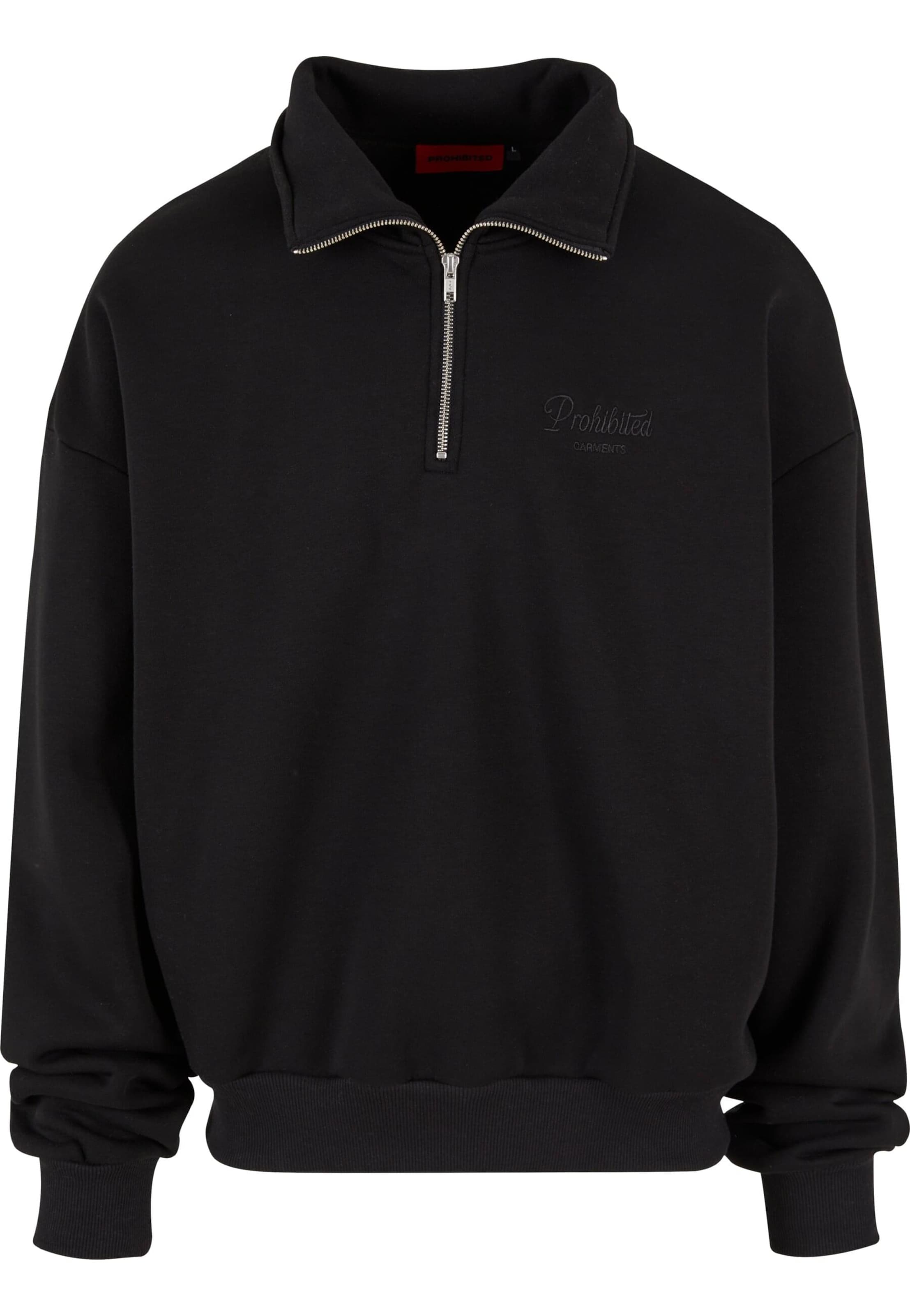 Prohibited Sweatshirt in Zwart: voorkant