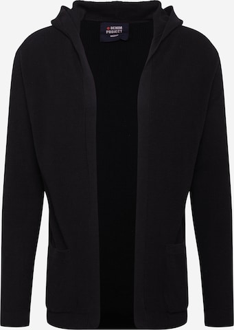 Denim Project Regular fit Плетена жилетка в черно: отпред