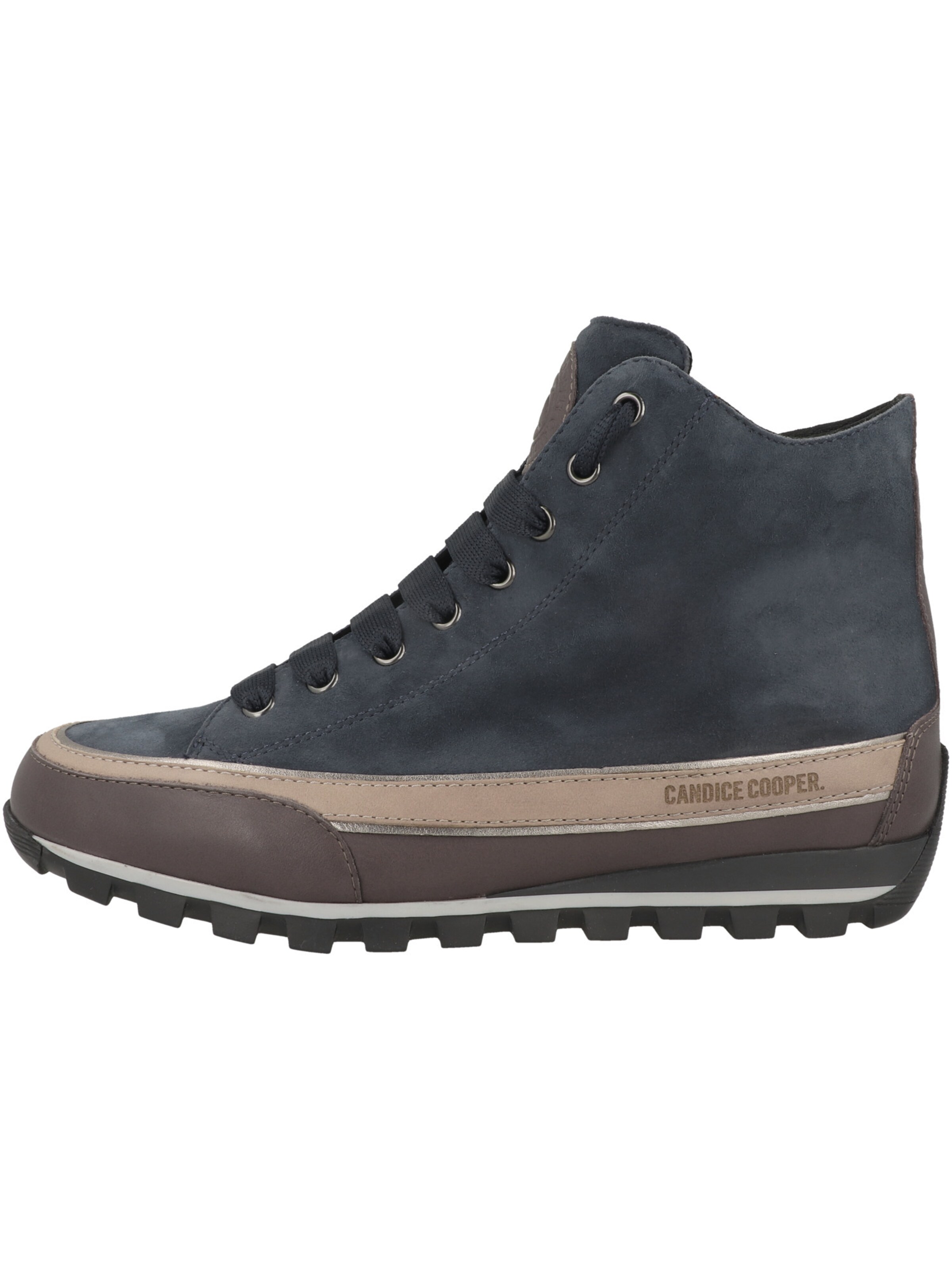 Baskets hautes 'Janis Strip Plus Chic' Candice Cooper en bleu