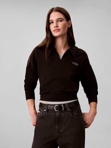 Calvin Klein Jeans Sweatshirt in Schwarz: Vorderseite