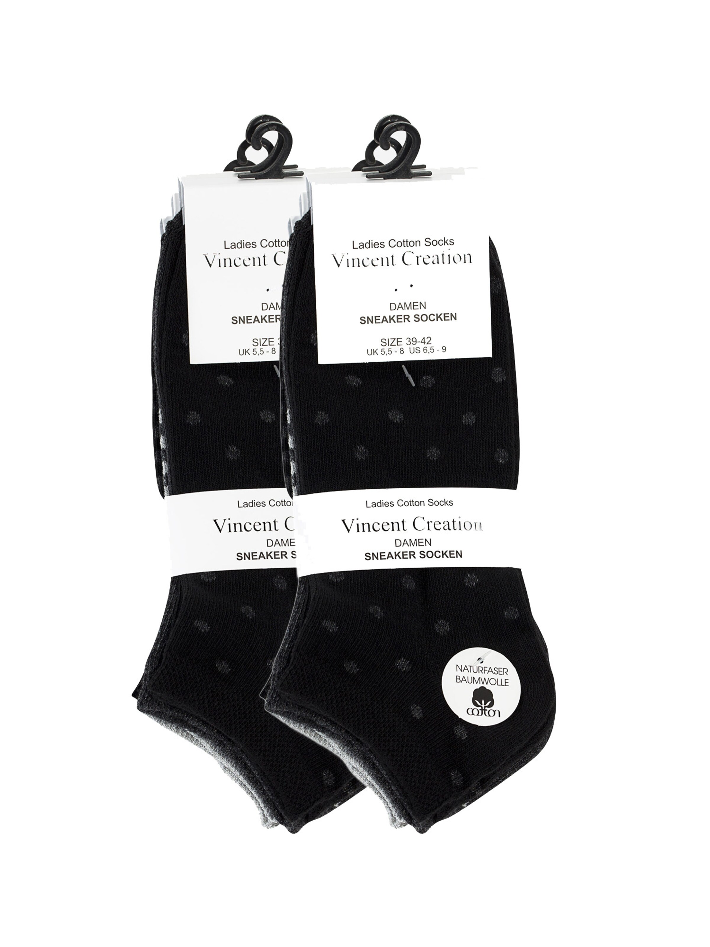 Vincent Creation - Meias curtas em preto