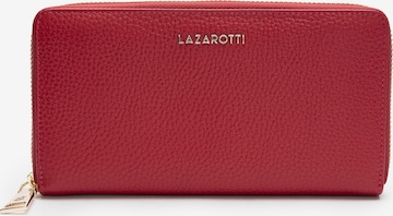 Lazarotti Wallet 'Bologna' in Red: front