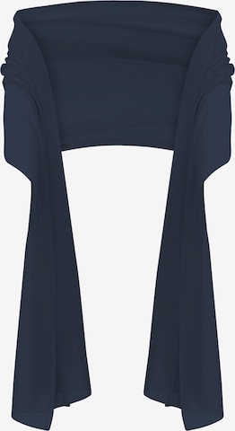 APART Scarf in Blue: front