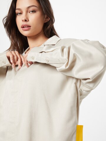 Smiles Regular fit Button Up Shirt 'Till' in Beige