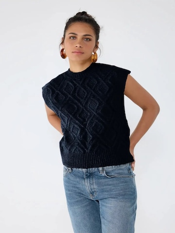 Pull-over No Matter What en bleu : devant