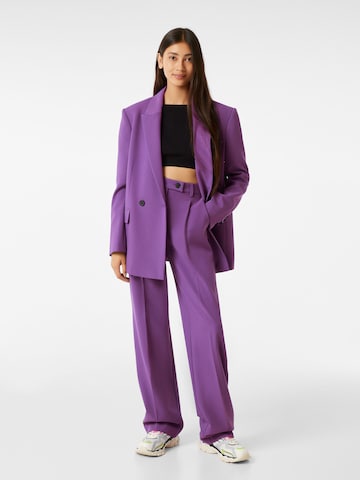 Bershka Blazer in Purple