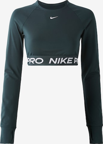 NIKE - Camisa funcionais 'PRO' em verde: frente