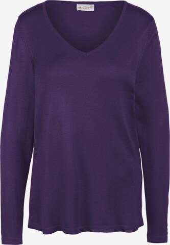 Goldner Sweater in Purple: front