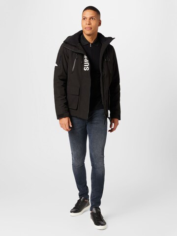 Superdry Weatherproof jacket 'Ultimate SD' in Black