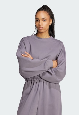 ADIDAS ORIGINALS Sweatshirt 'Premium Essentials' in Grey: front