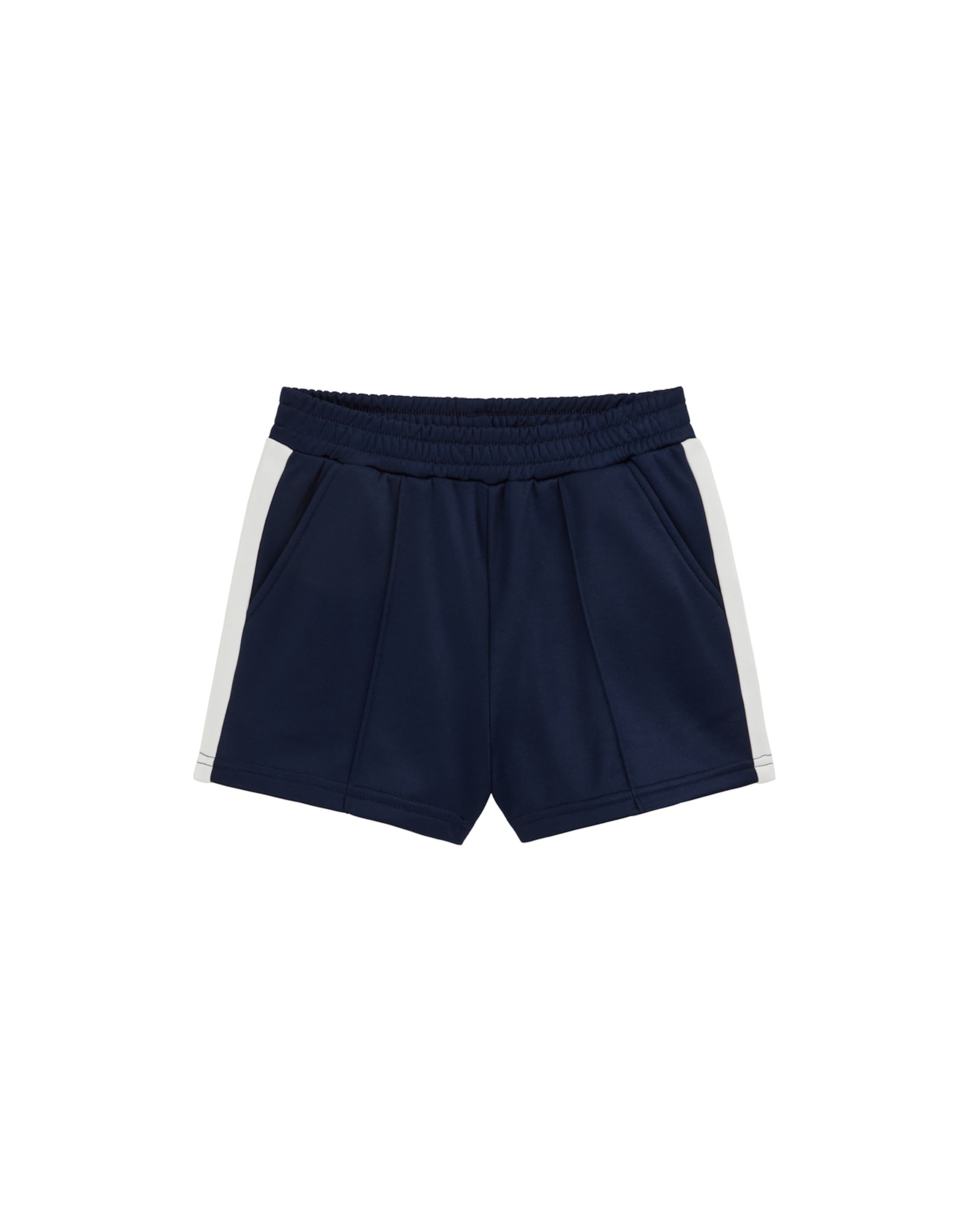 WE Fashion Loosefit Kalhoty – modrá: přední strana