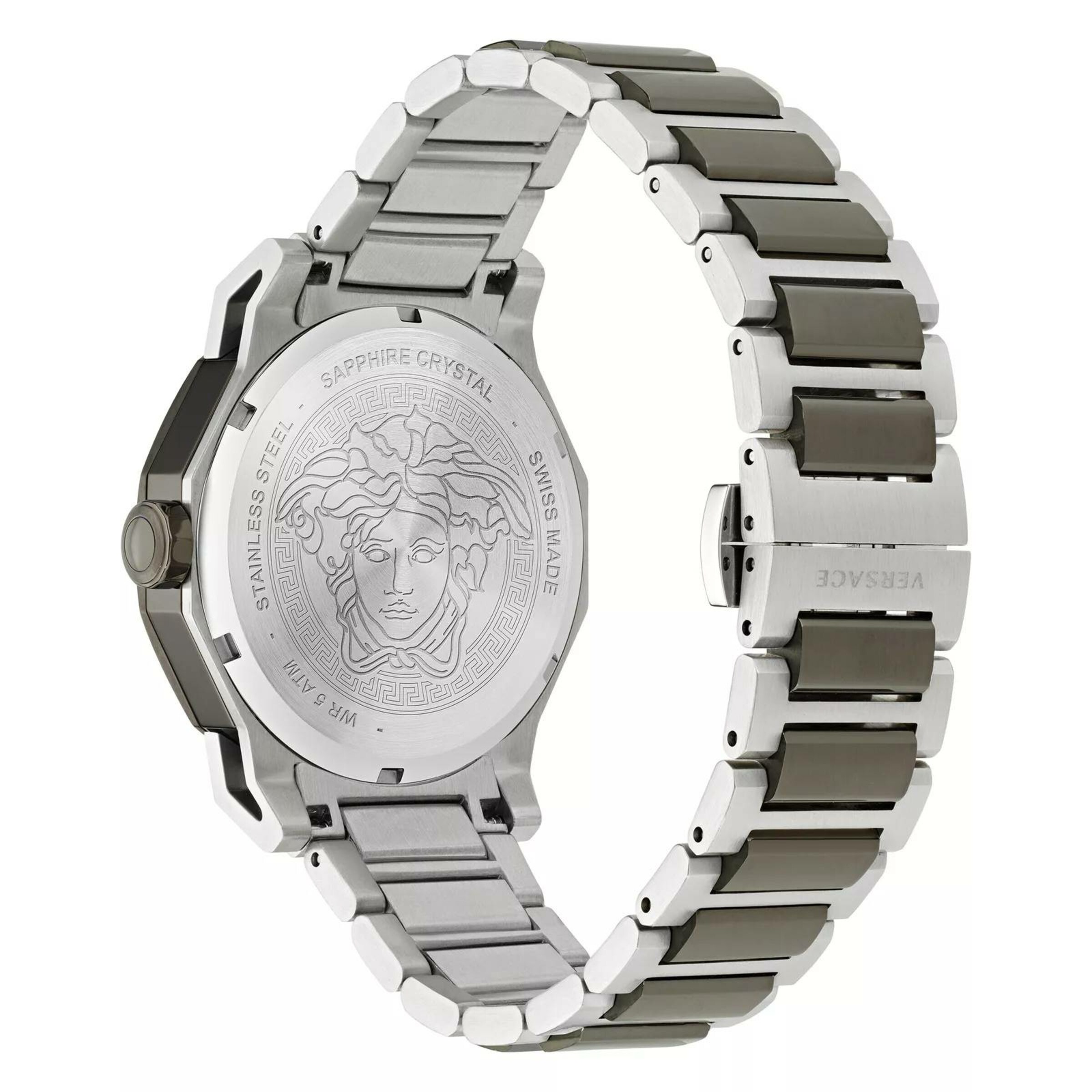 VERSACE Analog watch 'Medusa Deco' in Silver